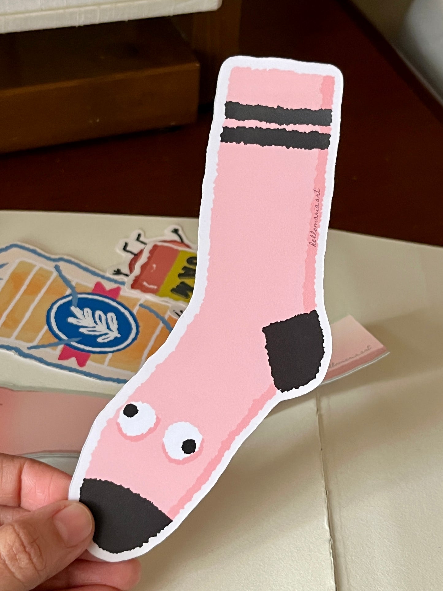 Bookmark - Sock Puppet