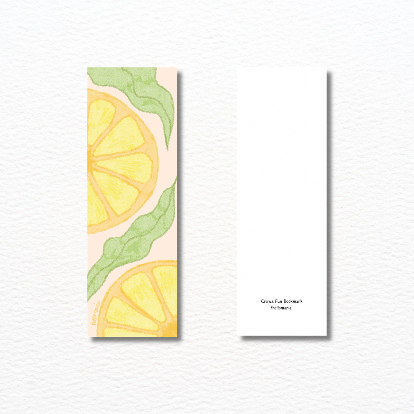 Bookmark - Citrus Fun