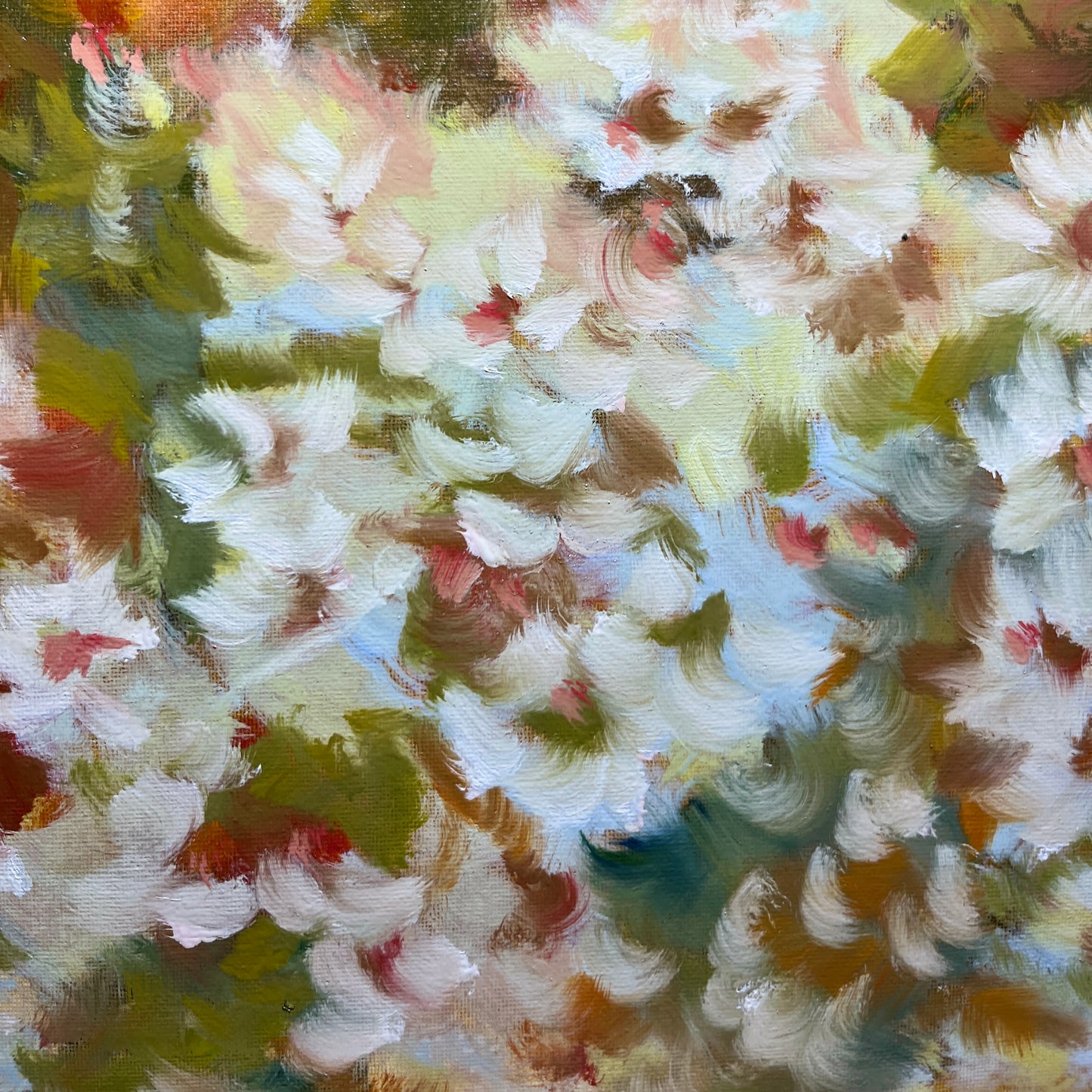 Oil Painting On Cavas - You Smell Like Summer Rain
