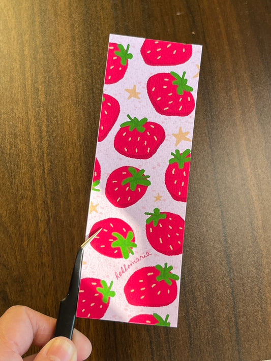 Bookmark - Strawberries