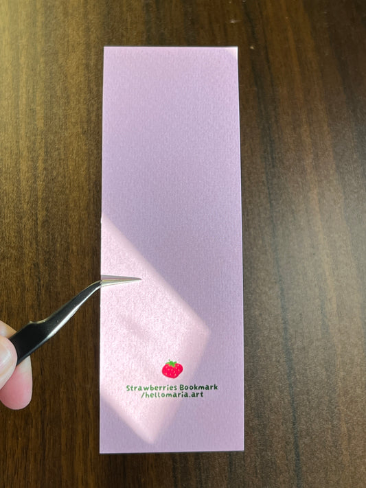 Bookmark - Strawberries